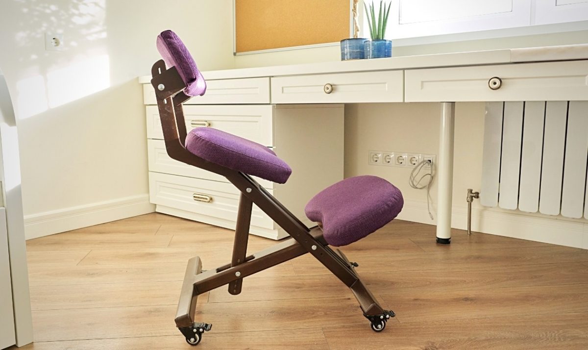 Ergonomischer Kniestuhl Bürostuhl - Verstellbarer Haltungskorrektur-Stuhl Mit Rollen